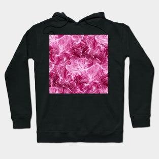 Pink Shibori Corals Hoodie